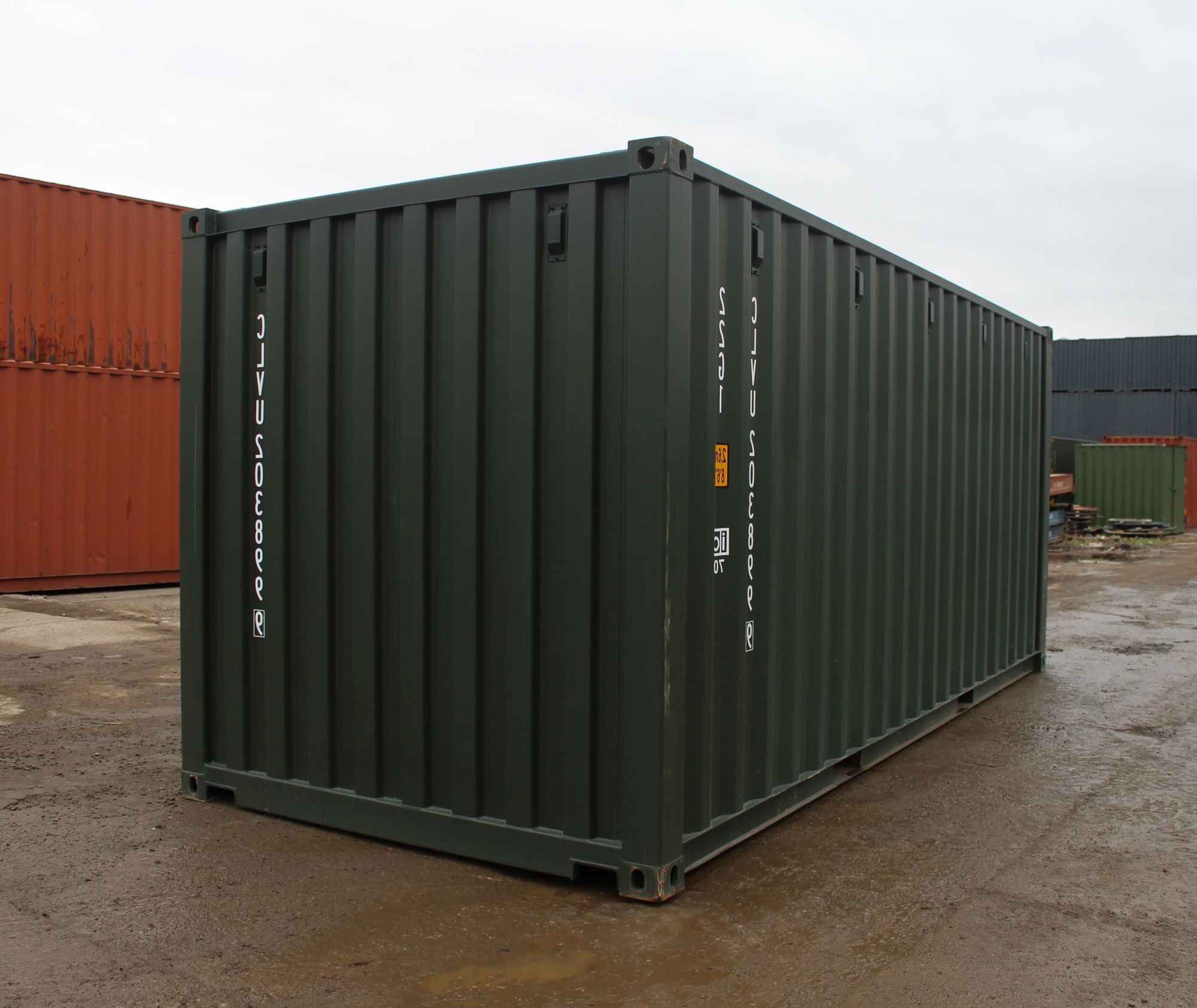20ft New Shipping Containers 20ft Once Used S2- Original Doors - Image 3