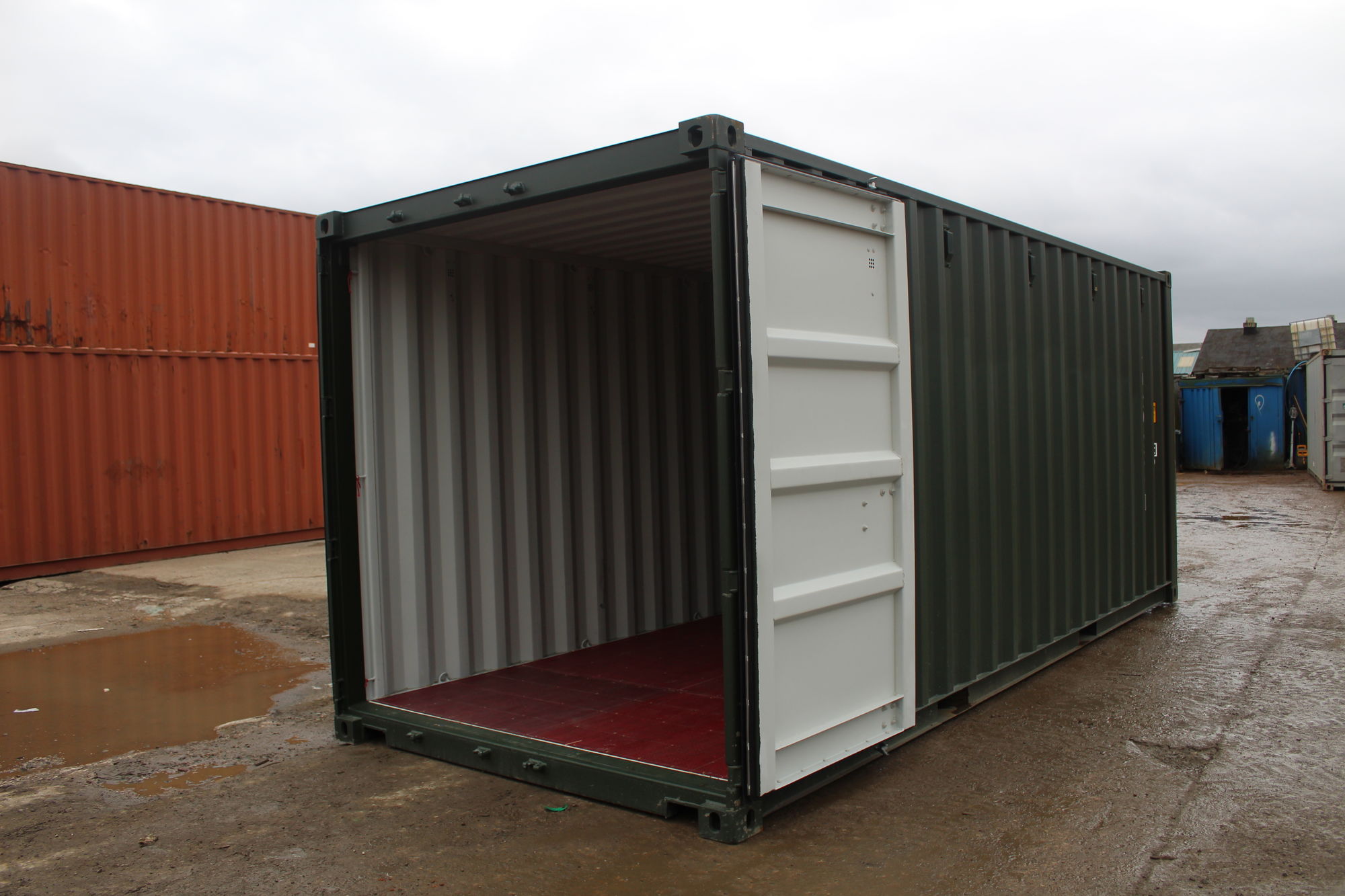 20ft New Shipping Containers 20ft Once Used S2- Original Doors - Image 6