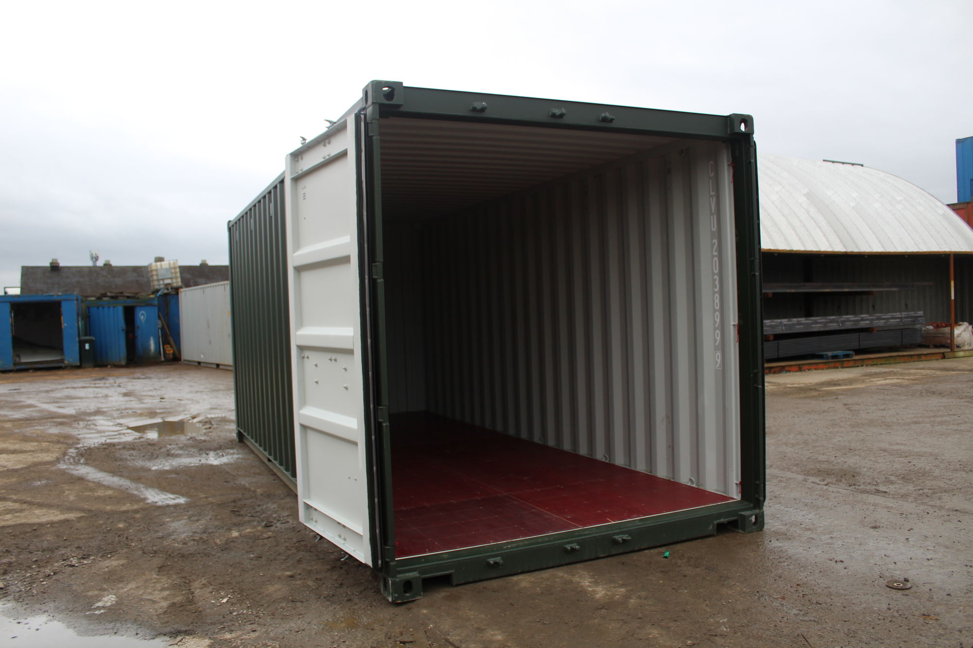 20ft New Shipping Containers 20ft Once Used S2- Original Doors - Image 7