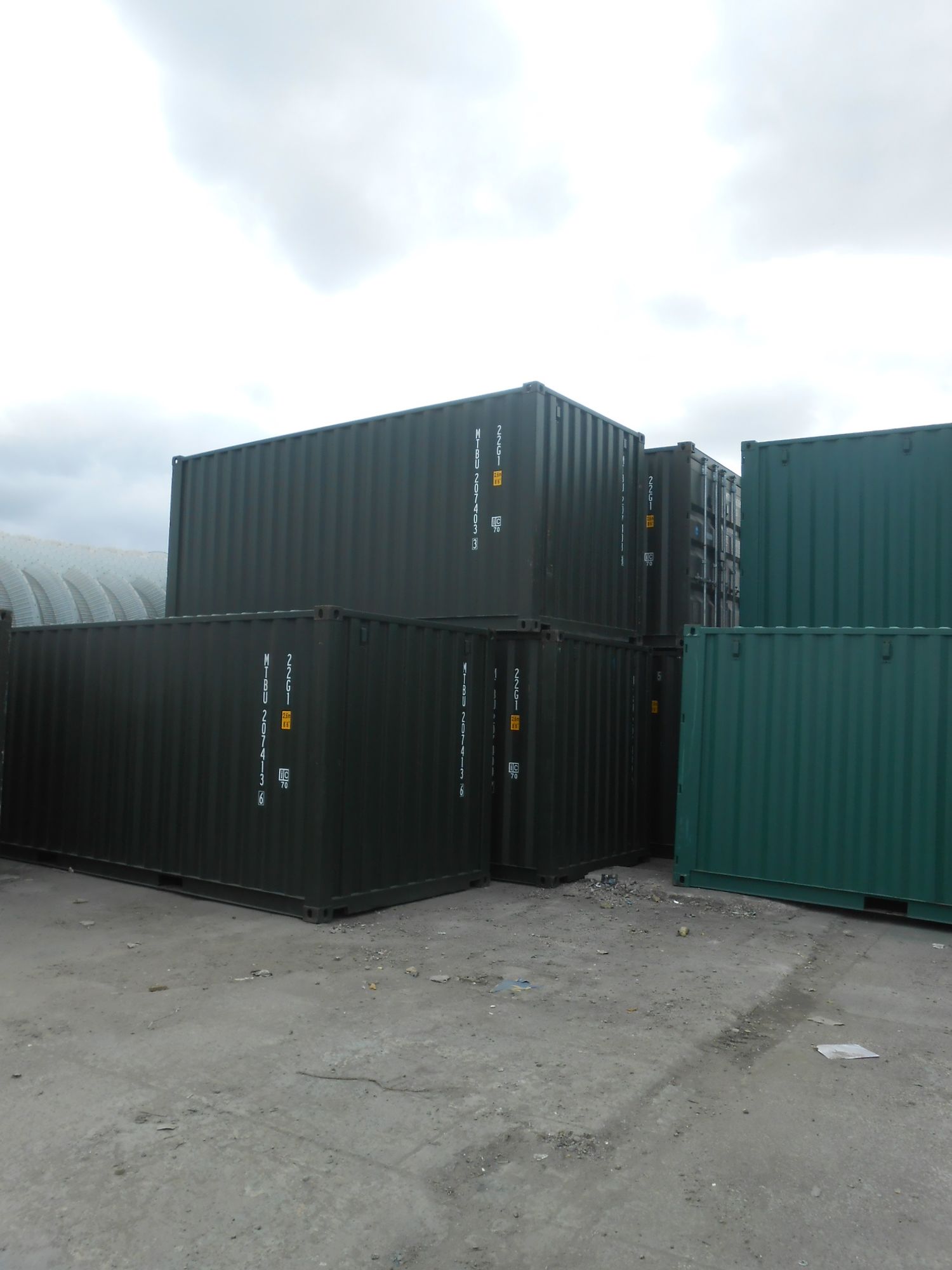 20ft New Shipping Containers 20ft Once Used S2- Original Doors - Image 8