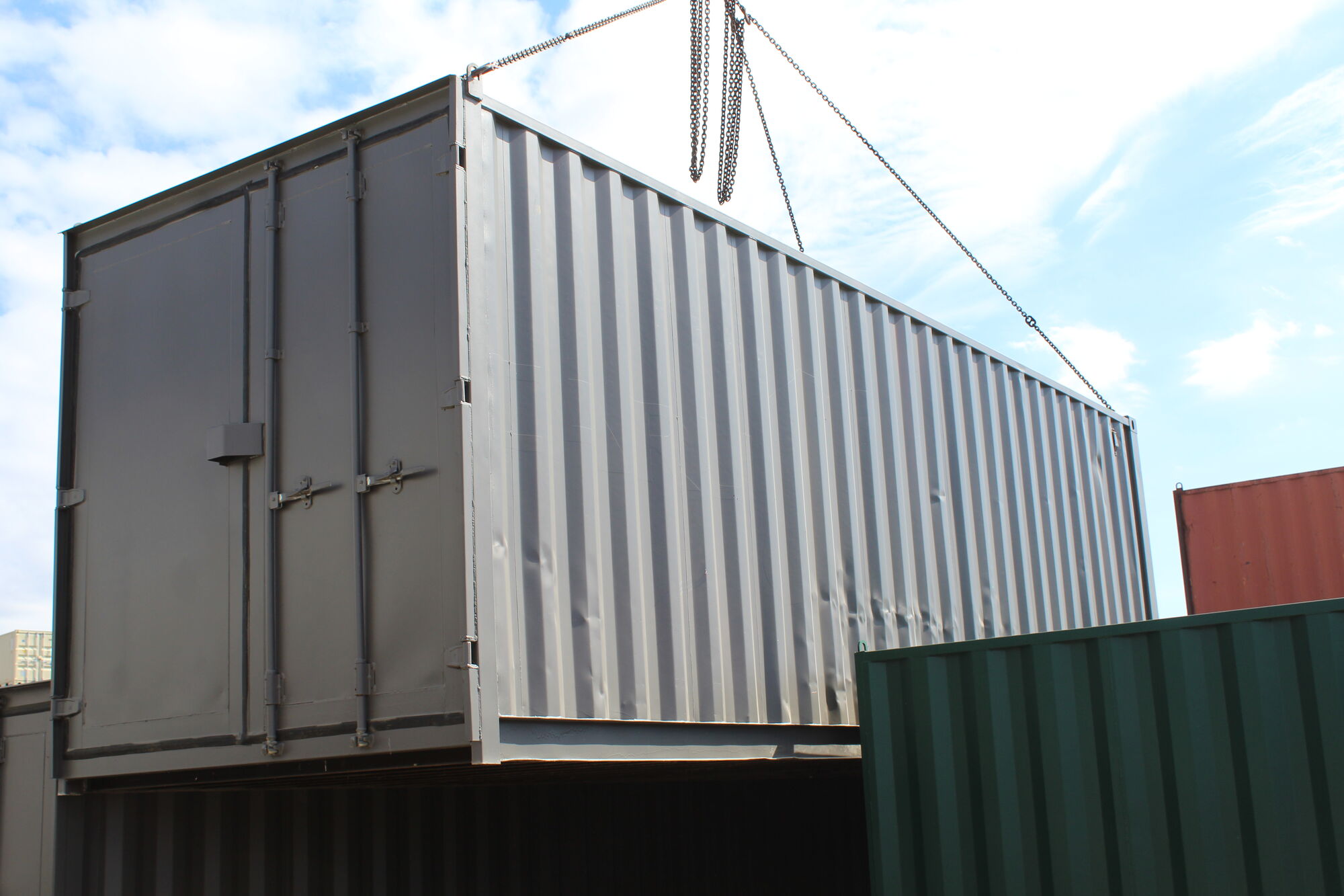 20ft New Shipping Containers 20ft Once Used - S3 Doors - Image 2
