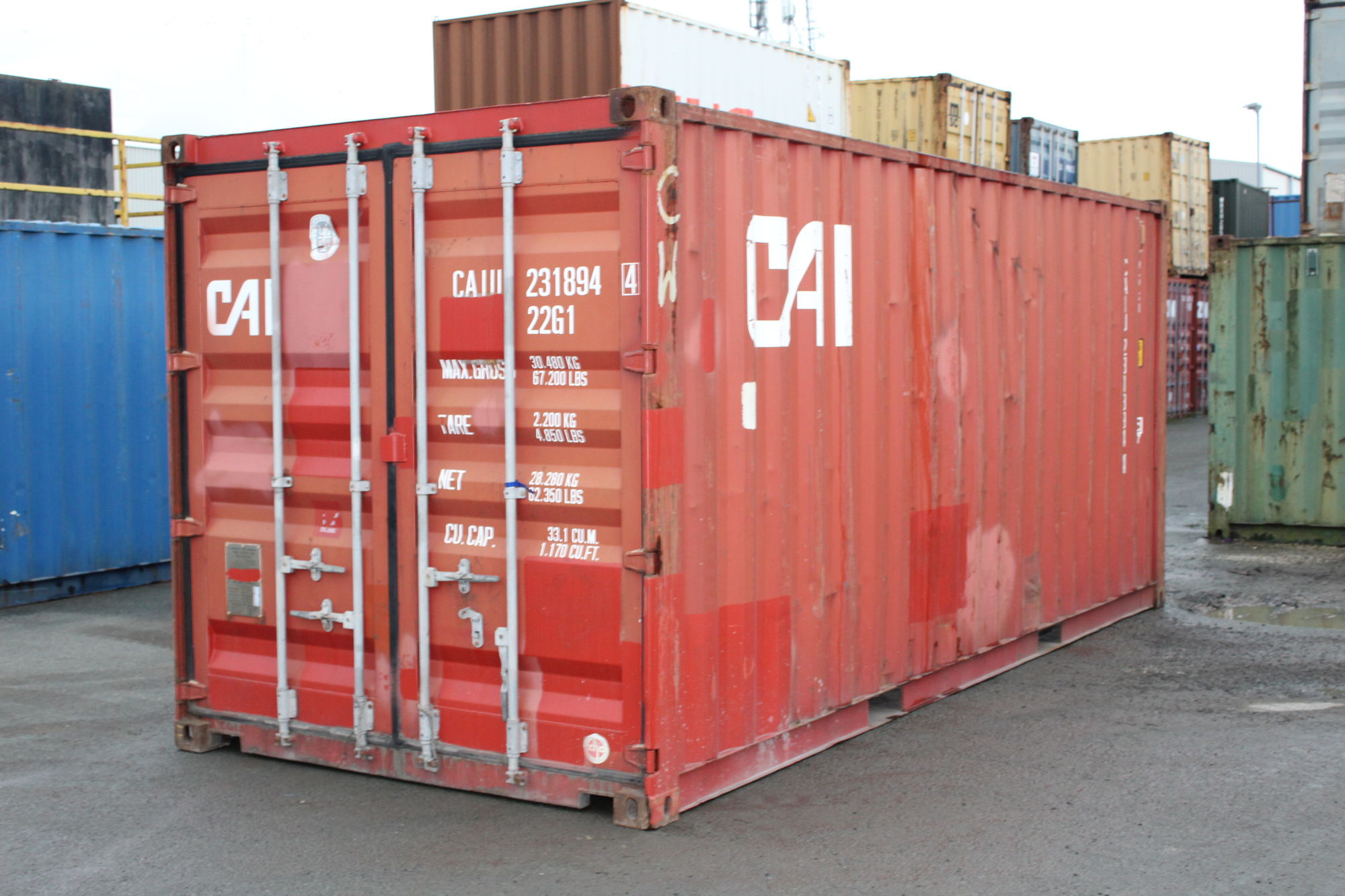 20ft Used Shipping Containers 20ft S2 Doors - Image 10